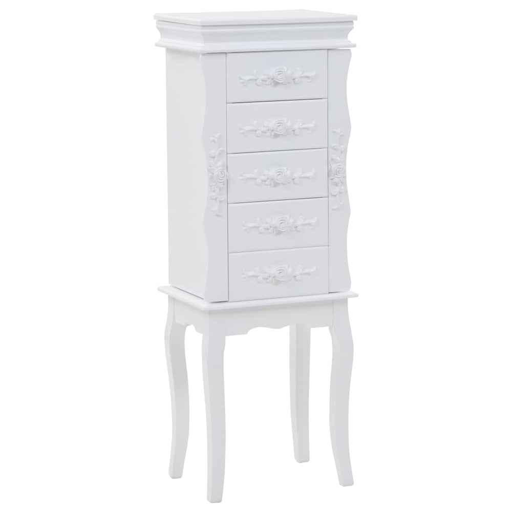 vidaXL Jewelry Cabinet White