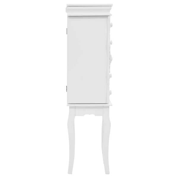 vidaXL Jewelry Cabinet White