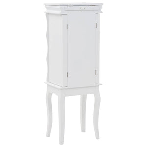 vidaXL Jewelry Cabinet White