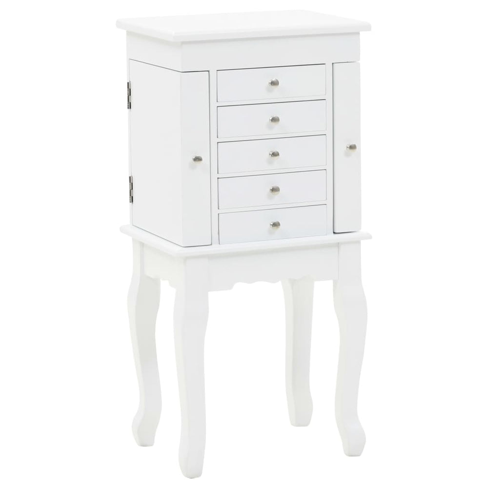 vidaXL Jewelry Cabinet White
