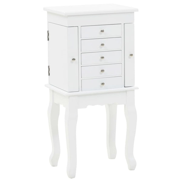 vidaXL Jewelry Cabinet White