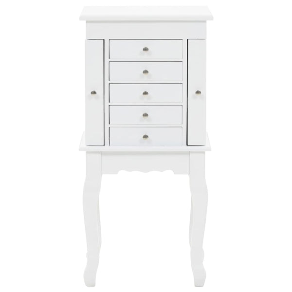 vidaXL Jewelry Cabinet White