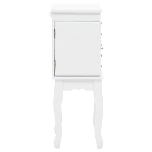 vidaXL Jewelry Cabinet White