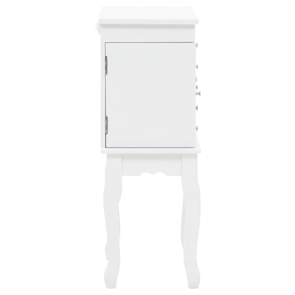 vidaXL Jewelry Cabinet White