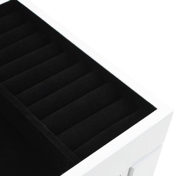 vidaXL Jewelry Cabinet White