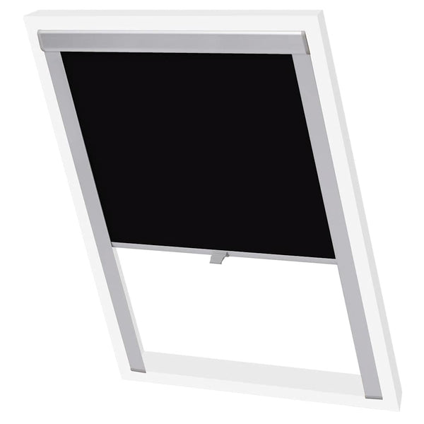 vidaXL Black Blackout Roller Blind MK04