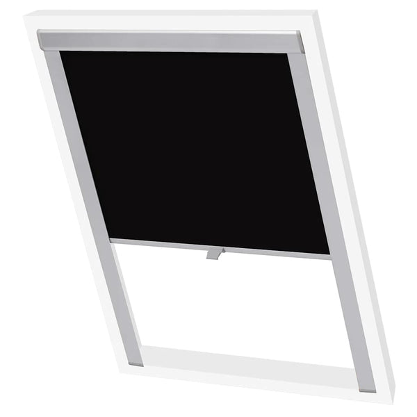 vidaXL Black Blackout Blind MK06