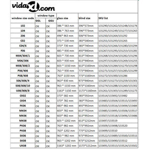 vidaXL Black Blackout Blind UK08