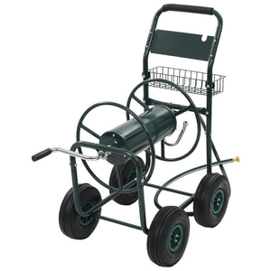 vidaXL Garden Hose Cart with 1/2" Hose Connection 75 m Steel