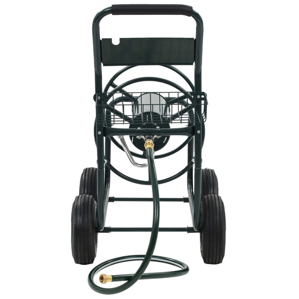 vidaXL Garden Hose Cart with 1/2" Hose Connection 75 m Steel