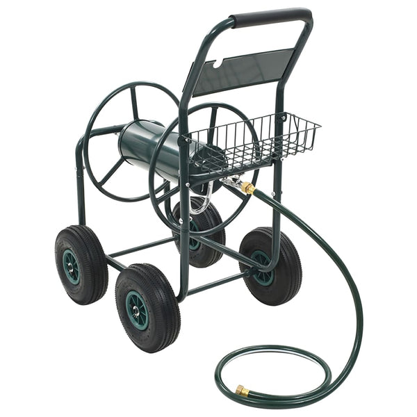 vidaXL Garden Hose Cart with 1/2" Hose Connection 75 m Steel