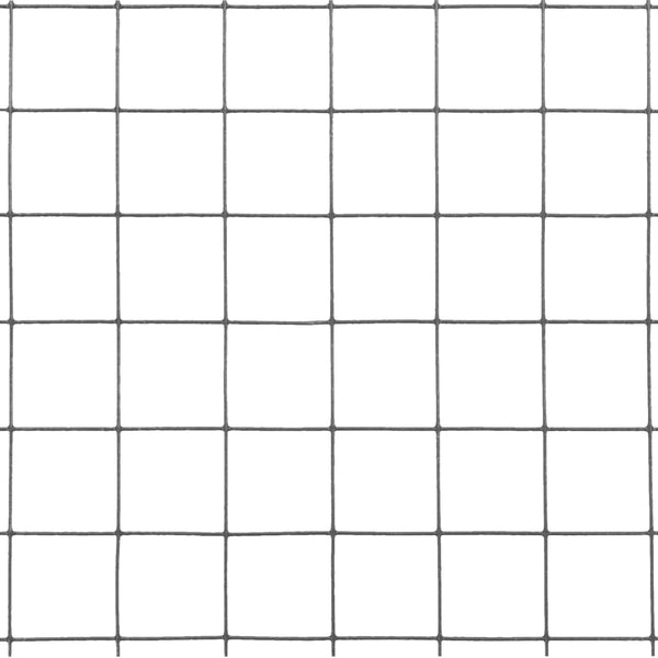 vidaXL Wire Mesh Fence Steel with PVC Coating 25x1 m Grey