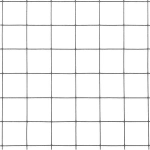 vidaXL Wire Mesh Steel with PVC Coating 25x0.5 m Grey