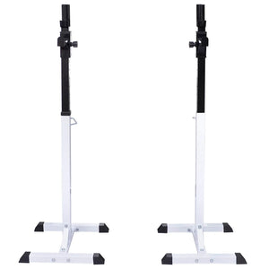 vidaXL Squat Rack/Barbell Stand with Barbell Set 60.5 kg