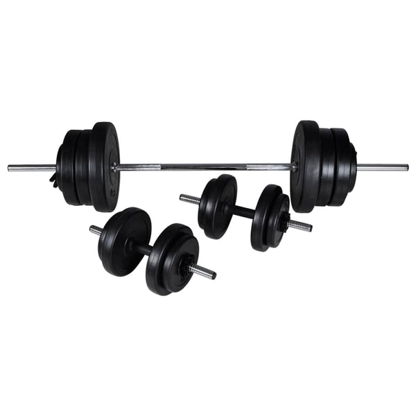 vidaXL Squat Rack/Barbell Stand with Barbell Set 60.5 kg