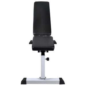 vidaXL Weight Bench with Barbell and Dumbbell Set 30.5 kg