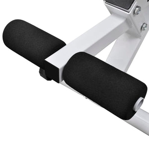 vidaXL Weight Bench with Barbell and Dumbbell Set 30.5 kg