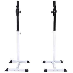 vidaXL Squat Rack/Barbell Stand with Barbell Set 30.5 kg