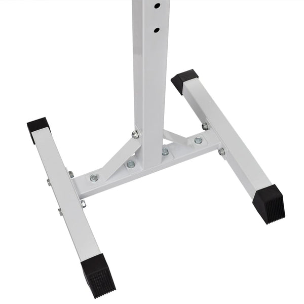 vidaXL Squat Rack/Barbell Stand with Barbell Set 30.5 kg