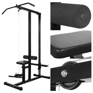 vidaXL Fitness Station with Barbell and Dumbbell Set 30.5 kg