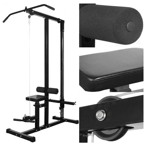 vidaXL Fitness Station with Barbell and Dumbbell Set 30.5 kg