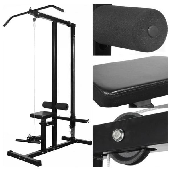 vidaXL Multi-Gym with Weight Plates 40 kg