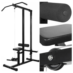 vidaXL Multi-Gym with Weight Plates 40 kg