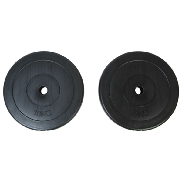 vidaXL vidaXL Wall-Mounted Fitness Station with 40 kg Weight Plates