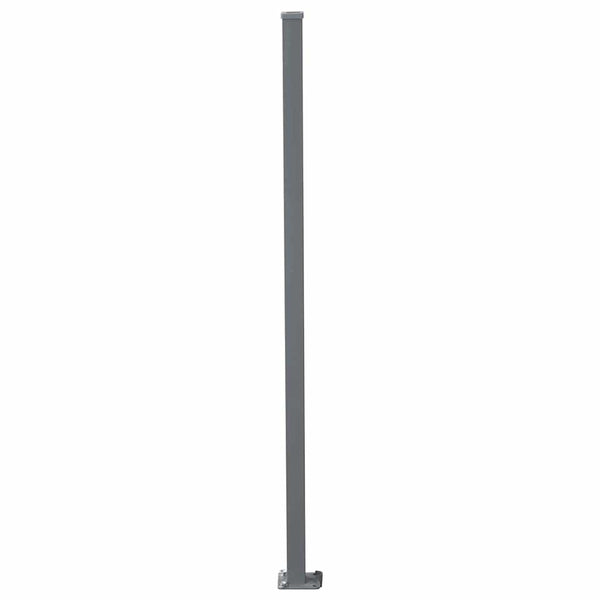 vidaXL Retractable Side Awning Cream 600 x 200 cm Metal