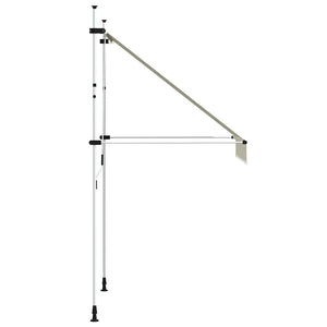 vidaXL Retractable Awning Manual 150 cm Cream