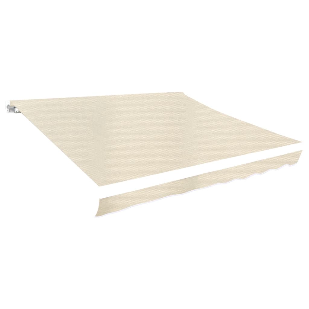 vidaXL Awning Fabric Canvas Cream 3.5x2.5 m