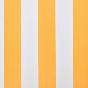 vidaXL Awning Fabric Canvas Orange & White 350x250 cm