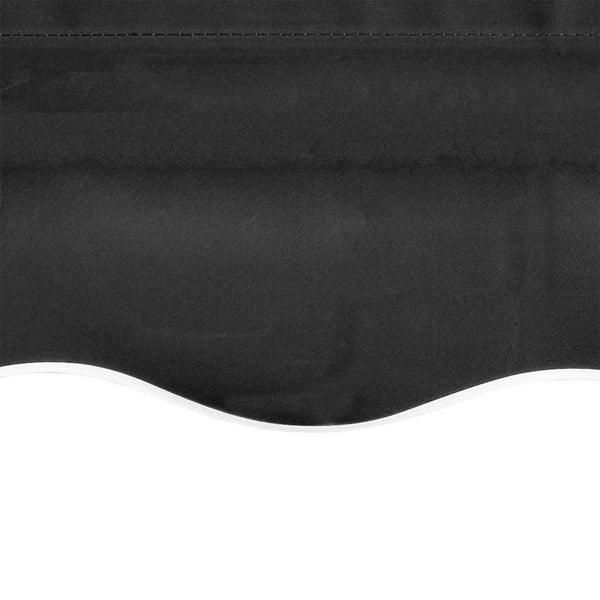 vidaXL Awning Fabric Canvas Anthracite 400x300 cm
