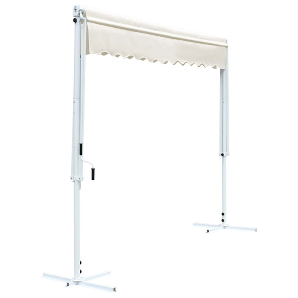 vidaXL Freestanding Awning 3x3 m Cream