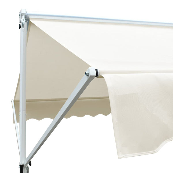 vidaXL Freestanding Awning 3x3 m Cream