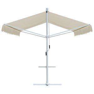 vidaXL Freestanding Awning Cream 4 x 3 m
