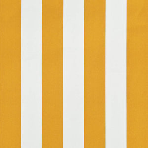 vidaXL Retractable Awning 200x150 cm Yellow and White