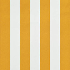 vidaXL Retractable Awning 250x150 cm Yellow and White