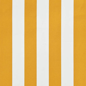 vidaXL Retractable Awning 300x150 cm Yellow and White