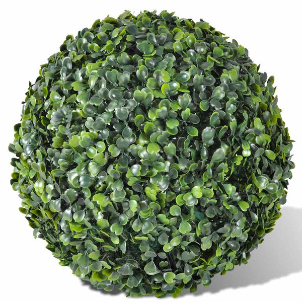 vidaXL Artificial Boxwood Topiary Ball 2 pcs 35 cm