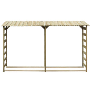 vidaXL Log Storage Shed 300x44x176 cm Impregnated Pinewood