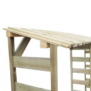 vidaXL Log Storage Shed 300x44x176 cm Impregnated Pinewood