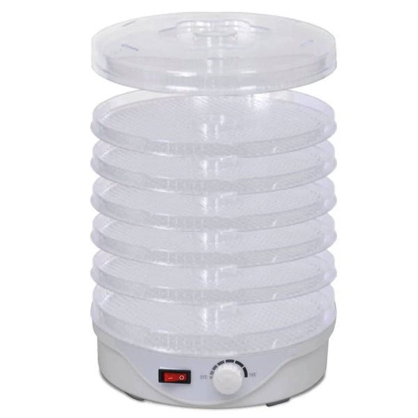 vidaXL Round Food Dehydrator 250 W 6 Trays