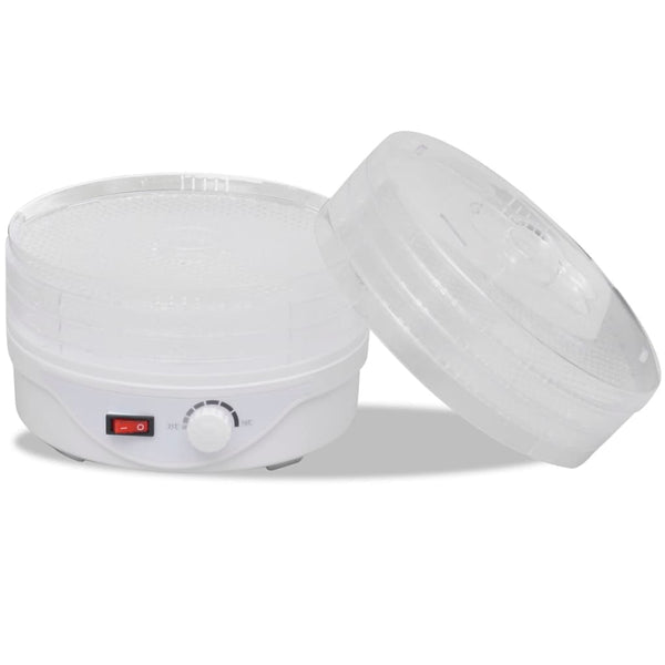 vidaXL Round Food Dehydrator 250 W 6 Trays
