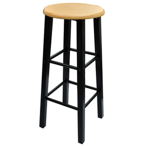 vidaXL 3-piece Bar Table and Stool Set Wood and Steel