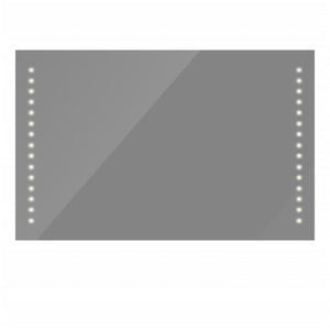 Badspiegel 100×60 cm mit LED-Leuchten