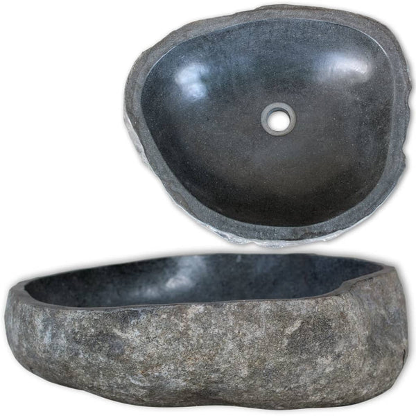 vidaXL River Stone Sink