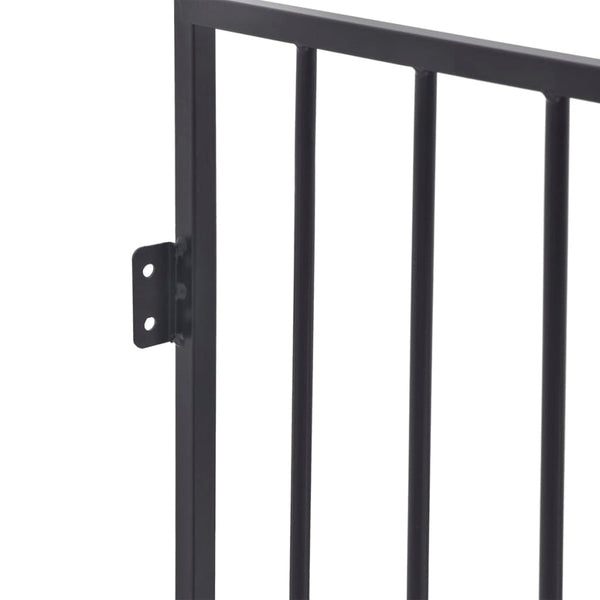 vidaXL Pet Safety Fire Guard Black Steel
