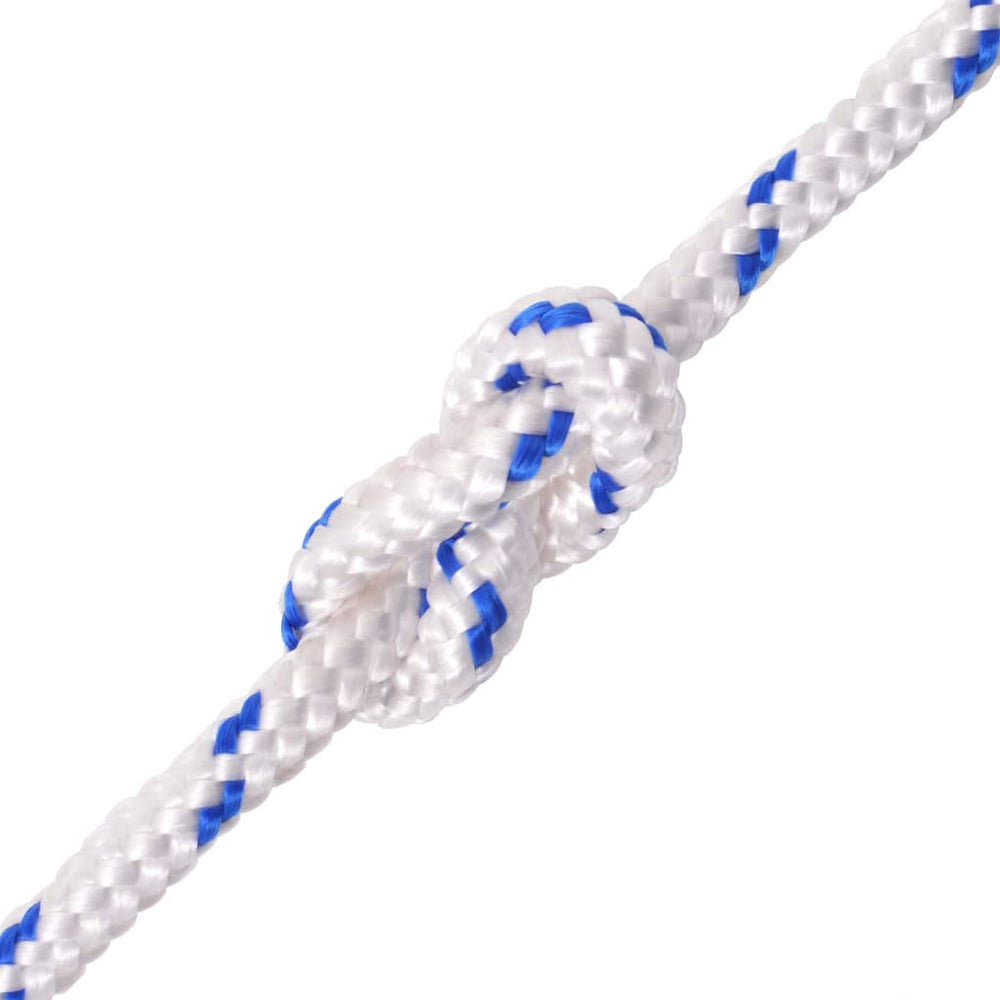 vidaXL Boat Rope Polypropylene 14 mm 250 m White