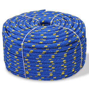 vidaXL Boat Rope Polypropylene 8 mm 500 m Blue